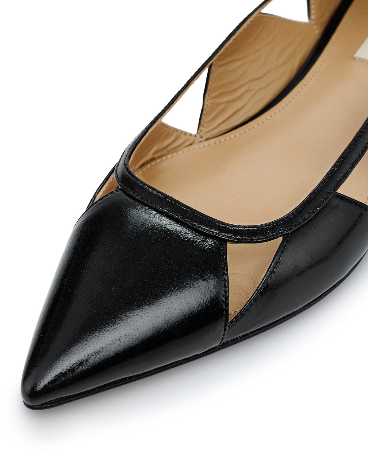 Savona Flat Ballerina, Alternate, color, Black