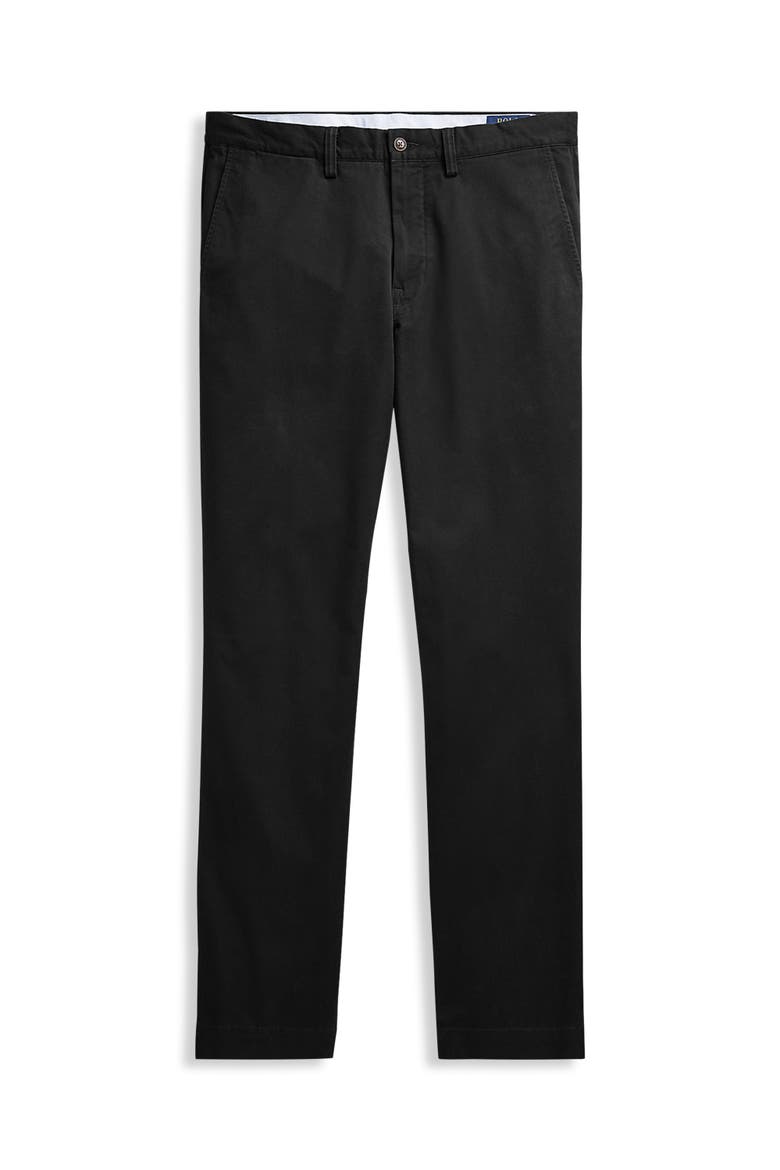 Big & Tall Stretch Chino Pants, Alternate, color, BLACK