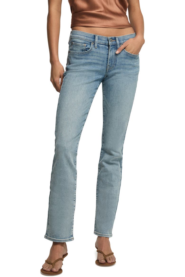 Sweet Straight Leg Jeans, Main, color, PALE SKY WASH