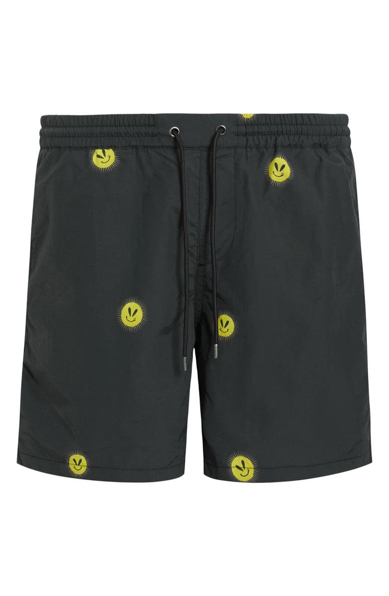 AllSaints Sunsmirk Swim Trunks, Alternate, color, 