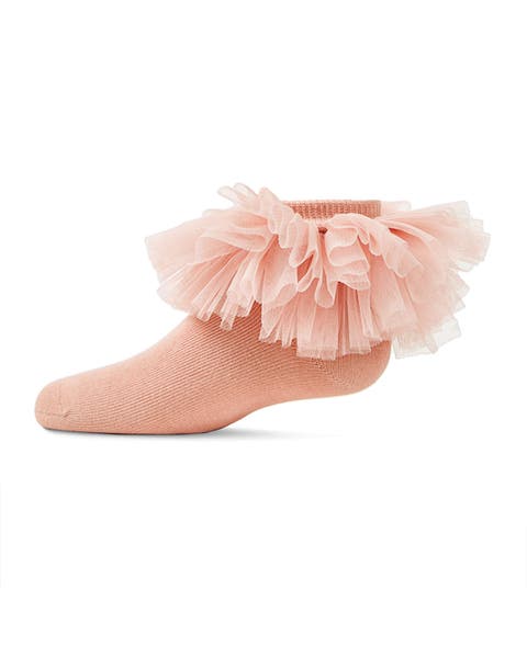 Oversized Tutu Ballerina Anklet Socks (Toddler, Little Kid, Big Kid)