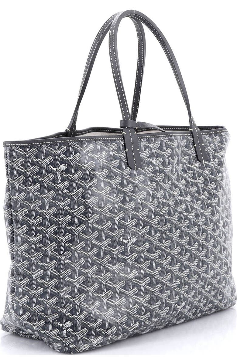 Pre-Owned Goyard Saint Louis Tote Coated Canvas PM, Alternate, color, Gray