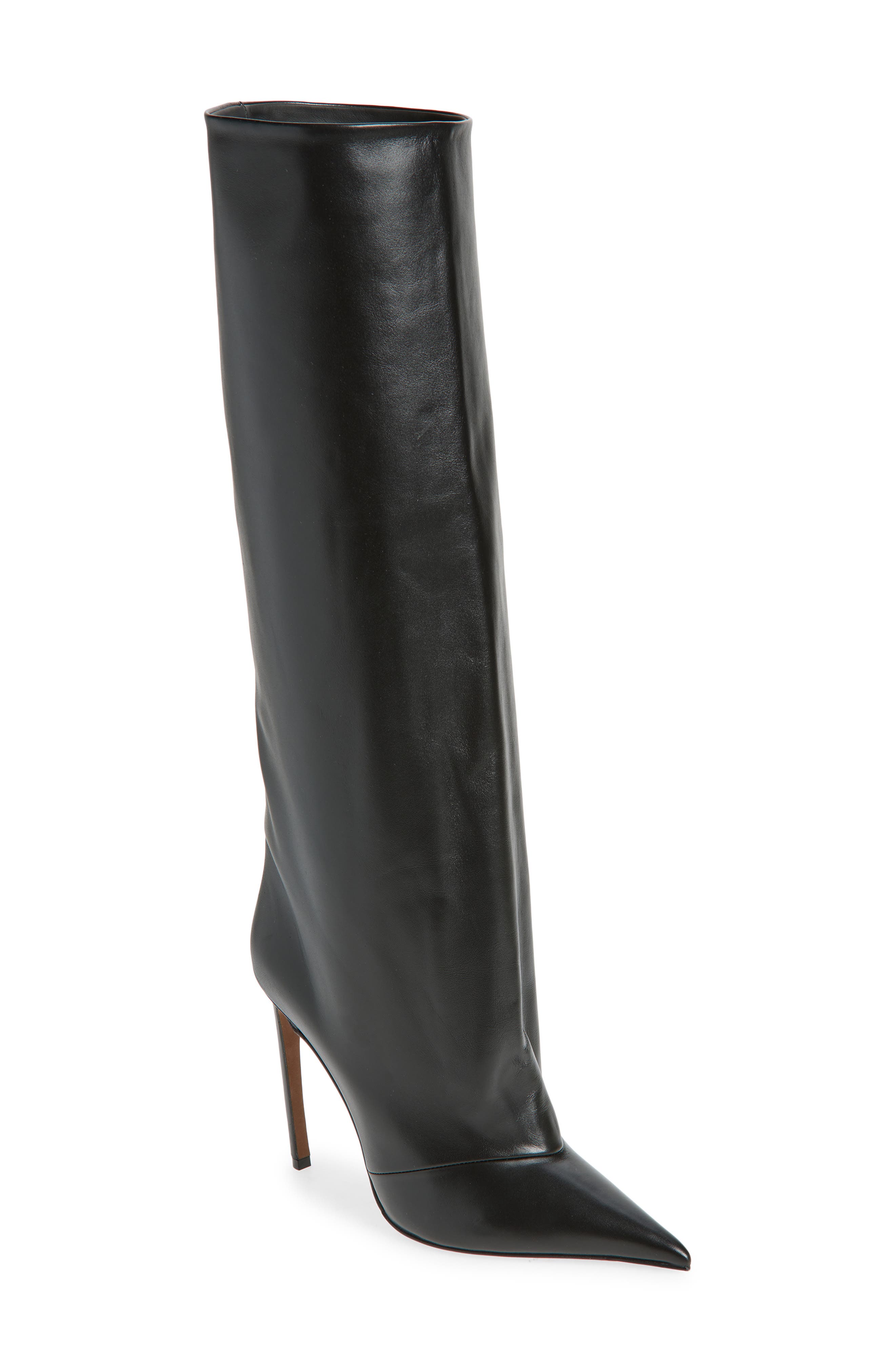 Dolce&Gabbana Devotion Knee High Boot, Main, color, 80999 Nero