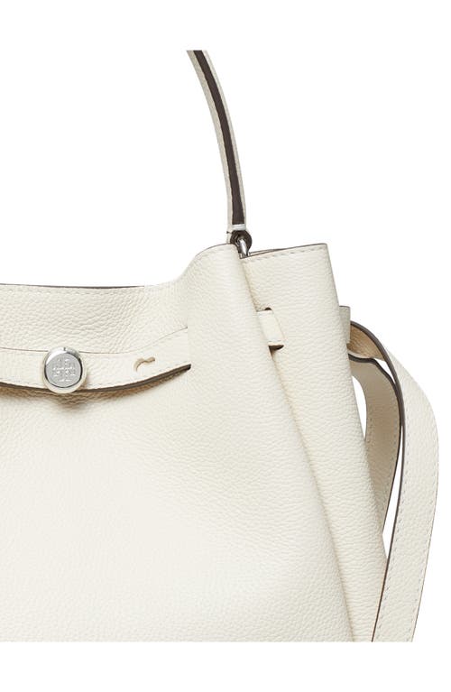 Tory Burch Romy Bucket Bag In Light Cream