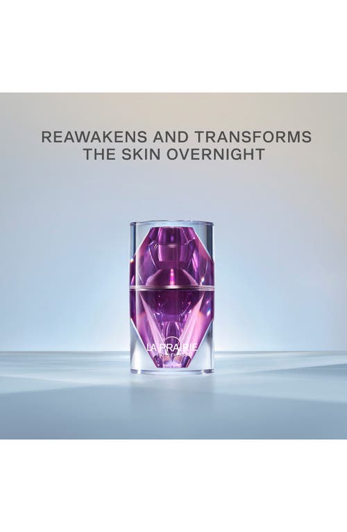 La Prairie Platinum Rare Cellular Night Elixir Rejuvenating Serum In Transparent