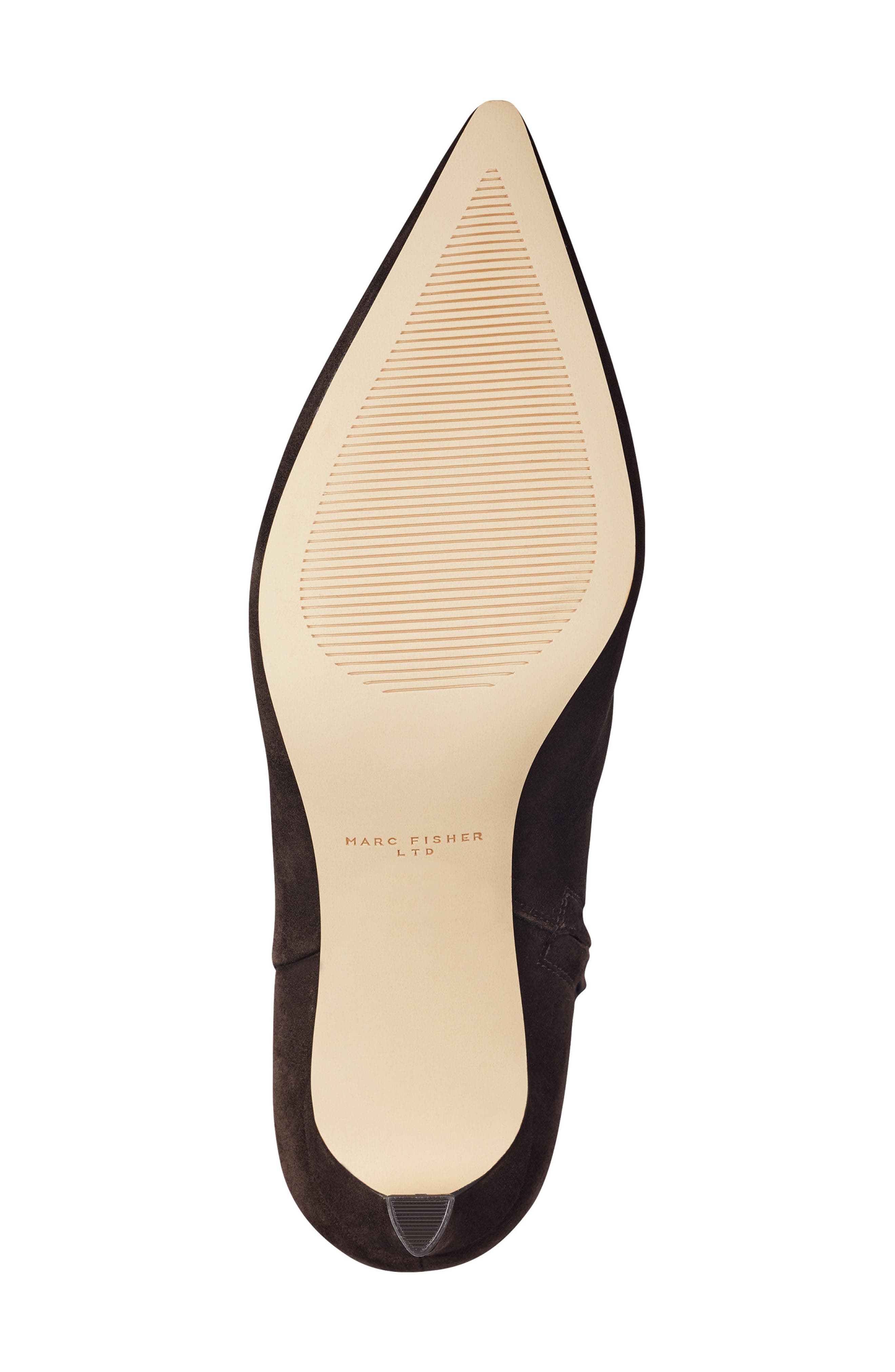 Marc Fisher LTD Sabrina Knee High Boot, Alternate, color, Dark Brown Seude