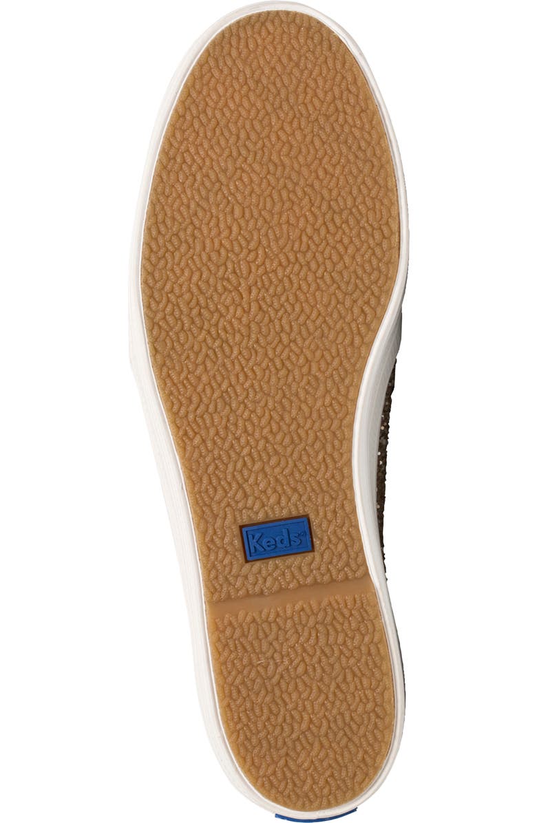 Keds<sup>®</sup> x kate spade new york triple decker glitter slip-on sneaker, Alternate, color,