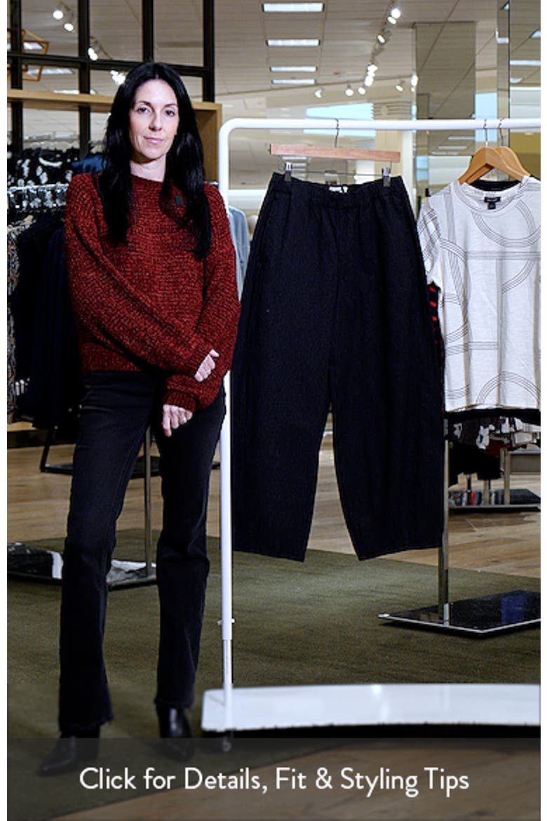 Carter Pinstripe Pull-On Low Rise Baggy Pants video