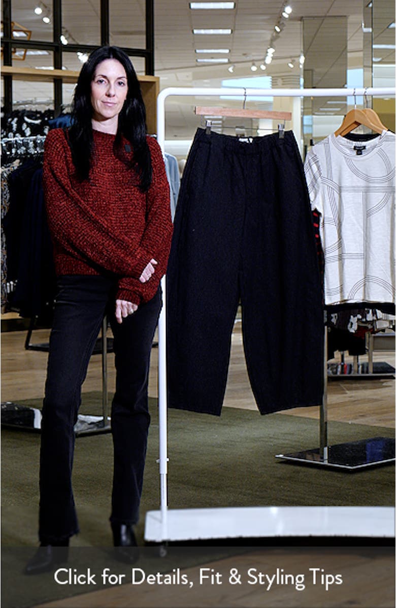 Carter Pinstripe Pull-On Low Rise Baggy Pants, sales video thumbnail