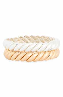 Set of 2 Stretch Bracelets