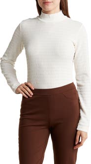 Sanctuary Day Dream Mock Neck Long Sleeve Top