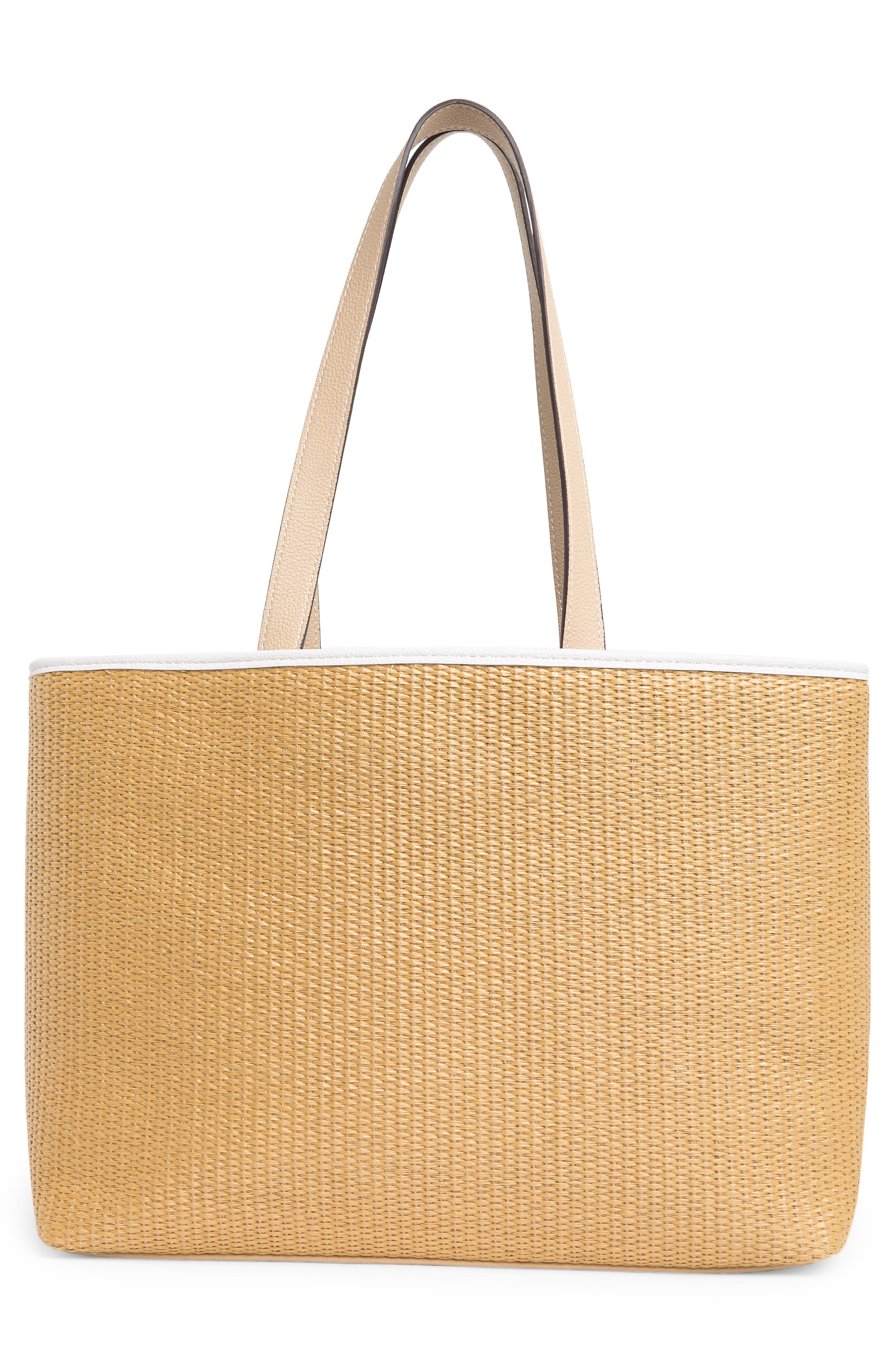 Tommy Hilfiger Keaton II Straw Tote, Alternate, color, 