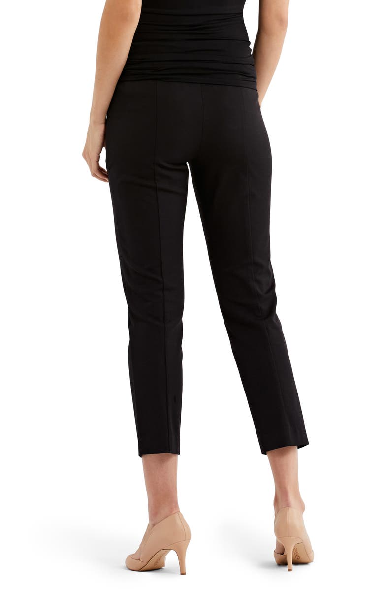 A PEA IN THE POD Curie Secret Fit Crop Maternity Pants, Alternate, color,
