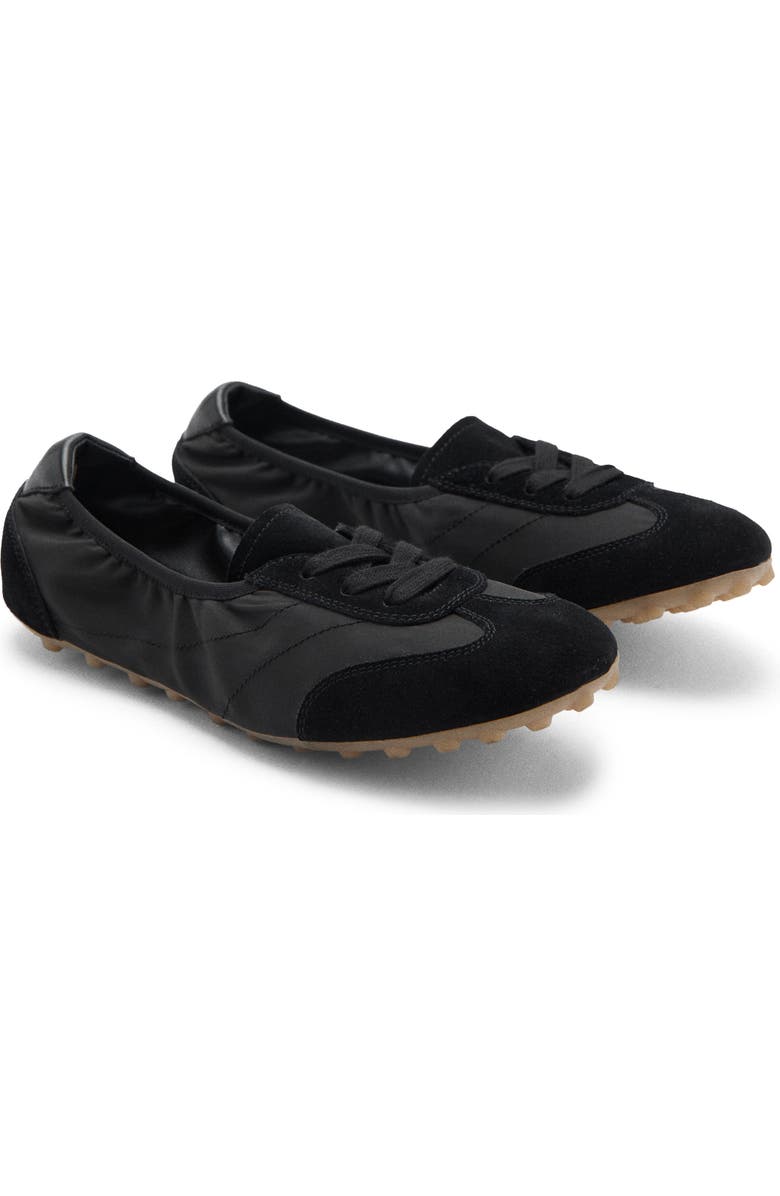 MANGO Low Top Sneaker, Main, color, Black
