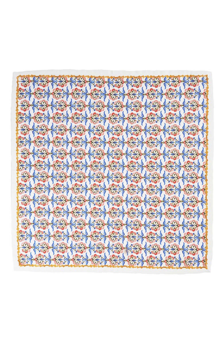 Juliska Emilie Set of 4 Floral Napkins, Alternate, color, Chambray
