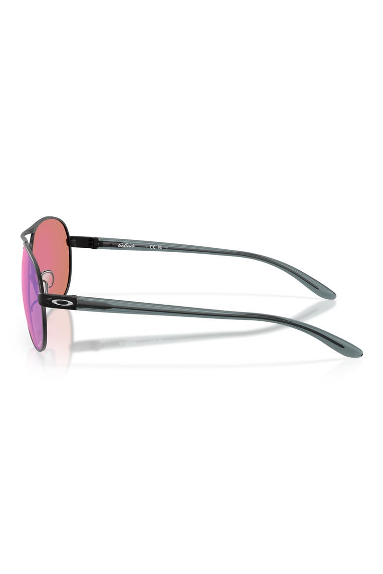 Feedback 59mm Pilot Aviator Sunglasses, Alternate, color, SATIN BLACK / PRIZM GOLF