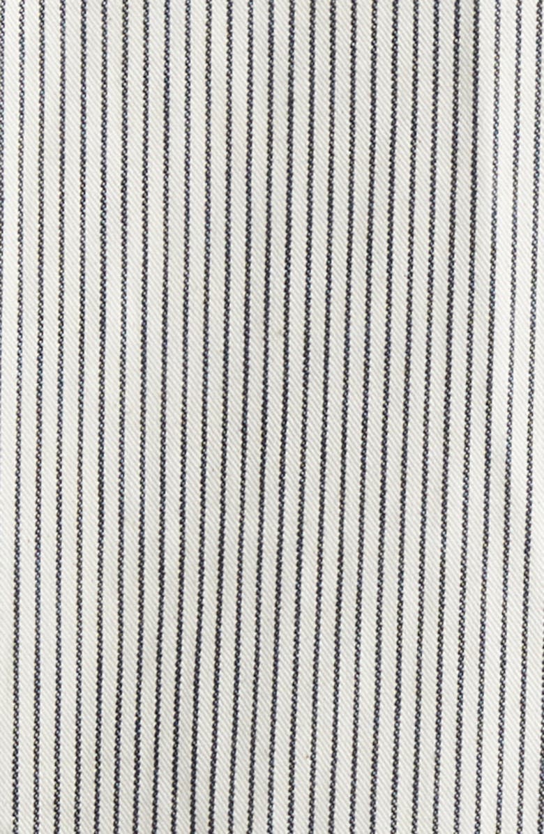 Drake's Stripe Chore Coat, Alternate, color, 052 Ecru/ Navy