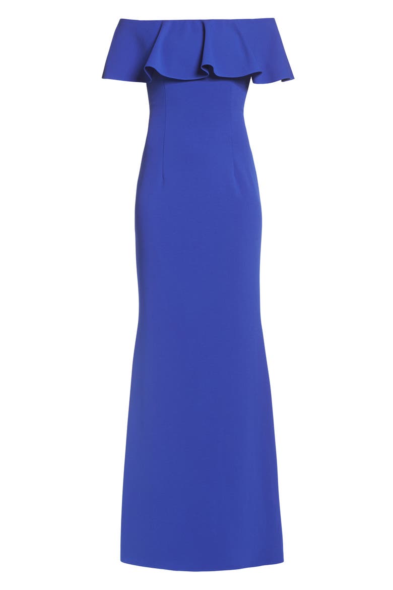 Off the Shoulder Gown, Alternate, color, NEPTUNE