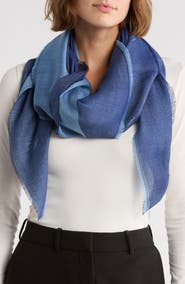 rag & bone Geo Dagger Wool Blend Square Scarf