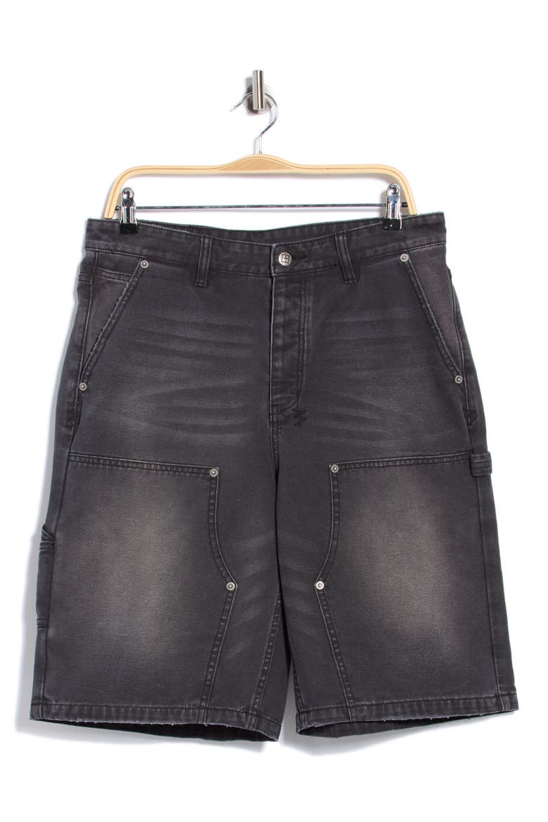 Maxx Operator Denim Shorts, Alternate, color, DENIM