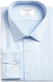 Nordstrom Trim Fit Herringbone Dress Shirt