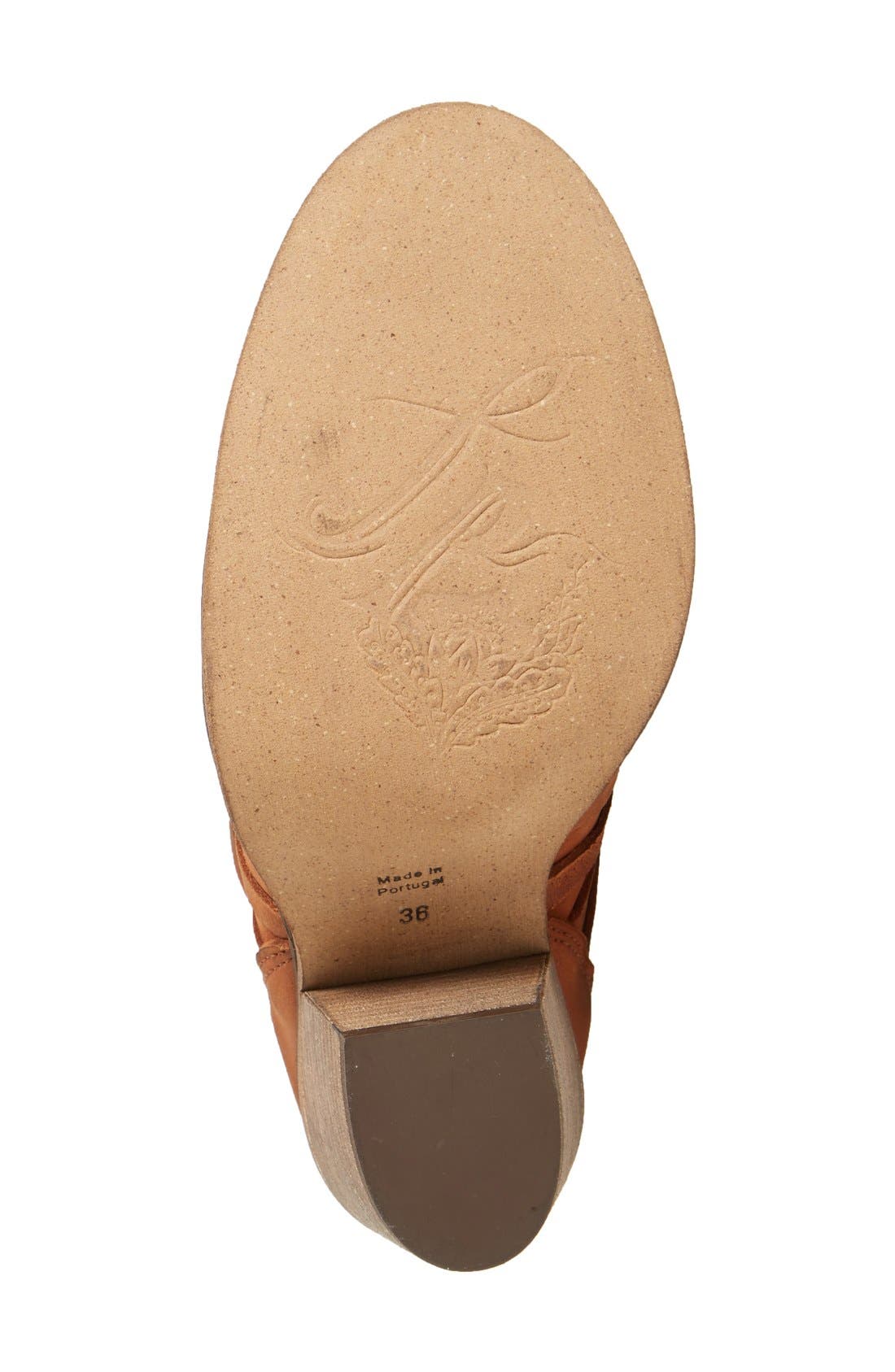 Free People 'Hybrid' Strappy Leather Bootie, Alternate, color, 