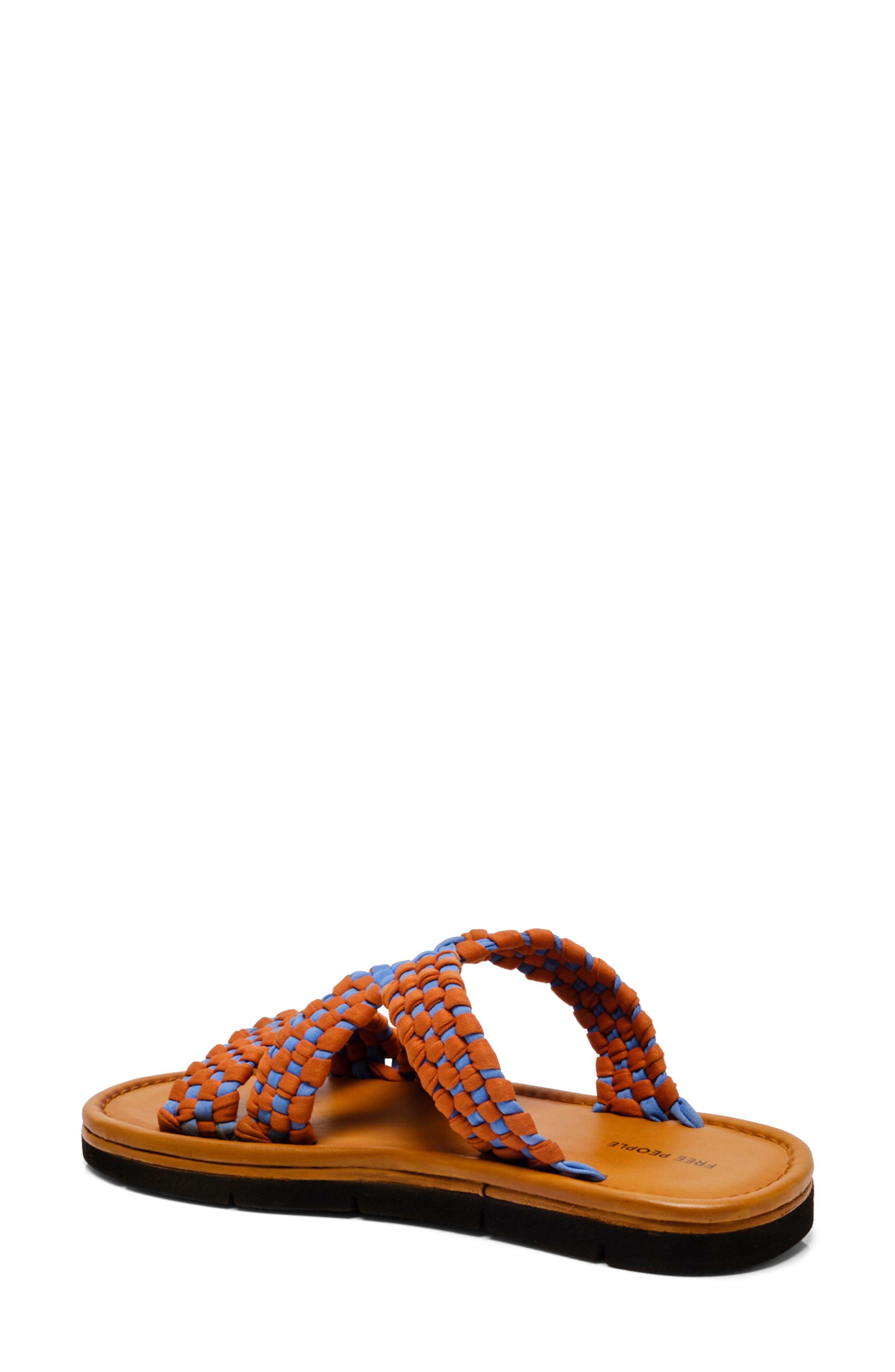 Free People Edge Water Woven Sandal, Alternate, color, Swim Team/ Luggage