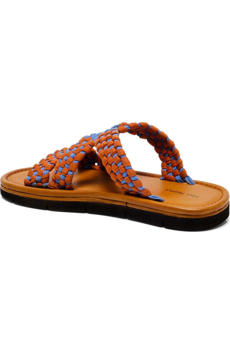 Free People Edge Water Woven Sandal, Alternate, color, Swim Team/ Luggage