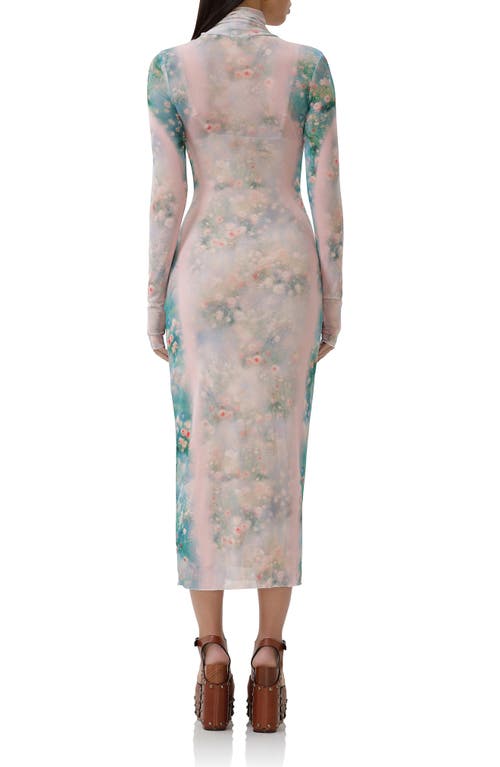 AFRM AFRM SHAILENE LONG SLEEVE MESH DRESS