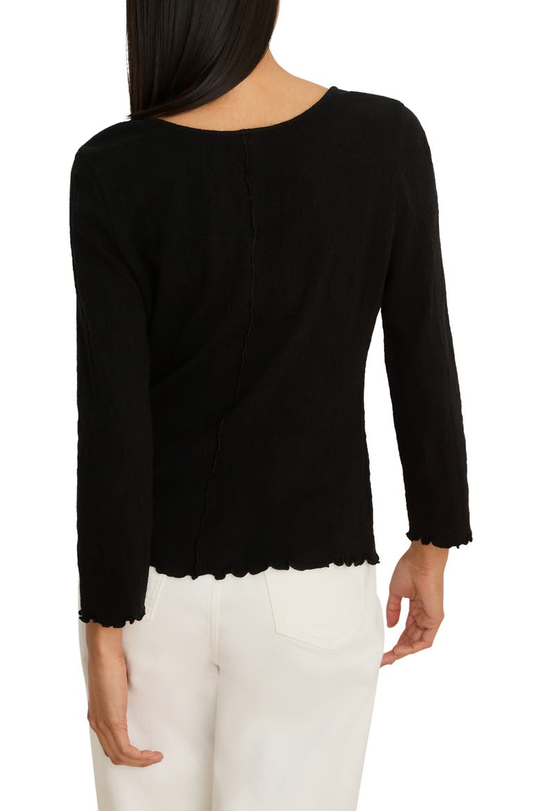 Lace Scoop Neck Top, Alternate, color, BLACK ONYX