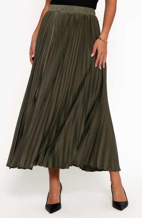 Petal & Pup Polina Pleated Maxi Skirt