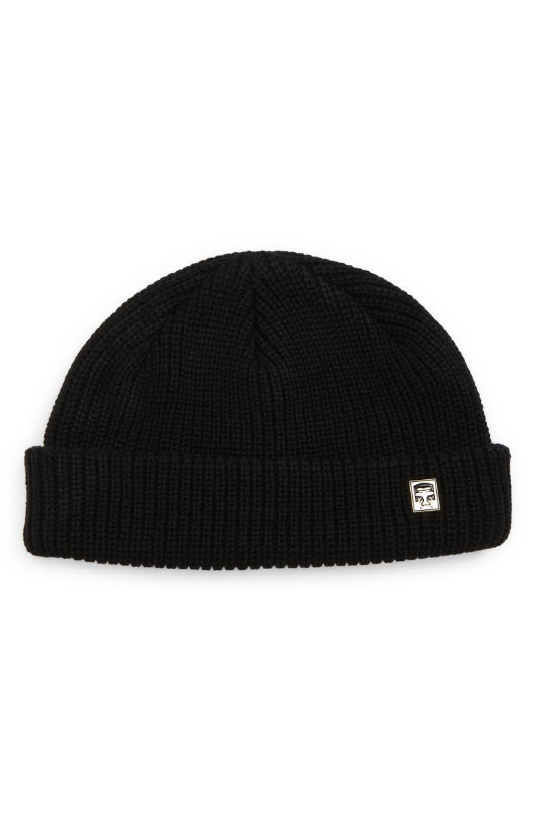Obey Micro Knit Beanie, Main, color,