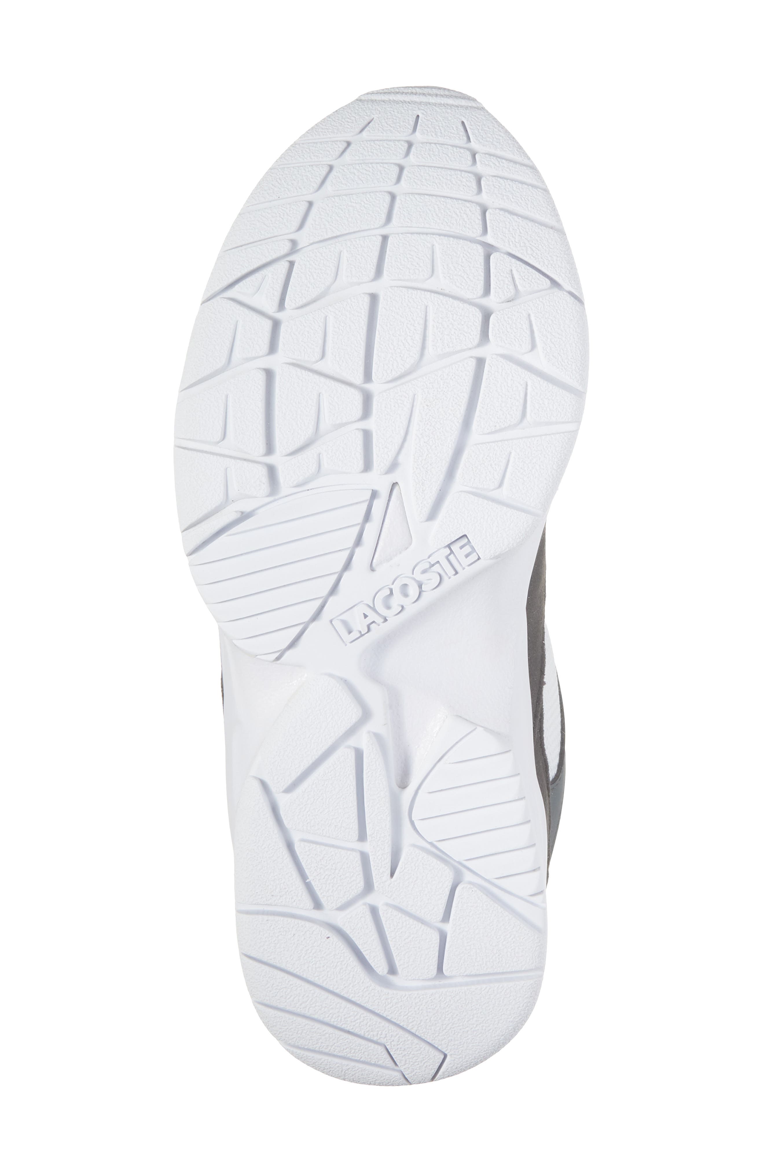 Lacoste Kids' Storm 96 VTG 125 Sneaker, Alternate, color, Black/ White