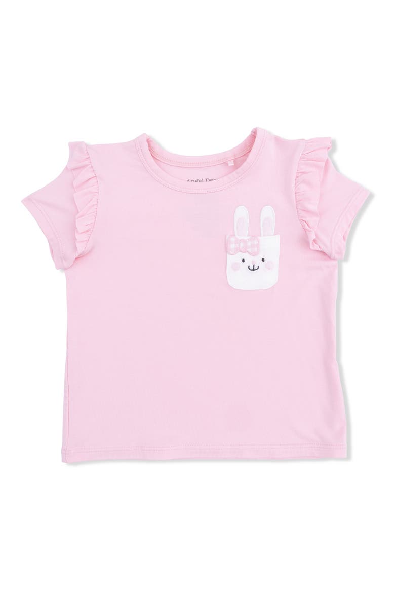 Kids' Easter Ruffle T-Shirt, Main, color, PINK