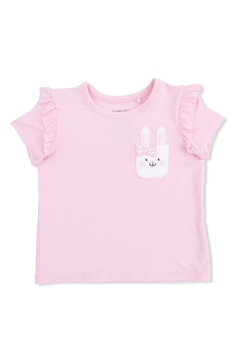 Angel Dear Kids' Easter Ruffle T-Shirt, Main, color, Pink