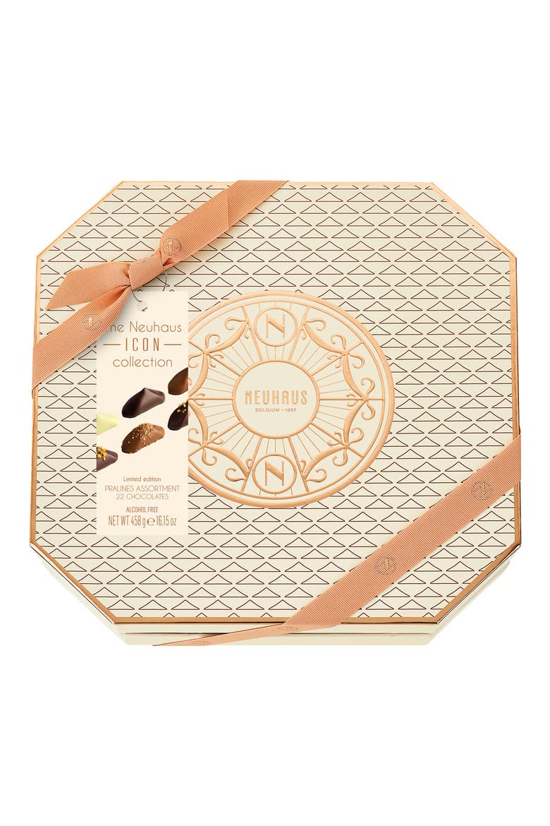Icon Collection 22-Piece Praline Assortment, Main, color, CREAM