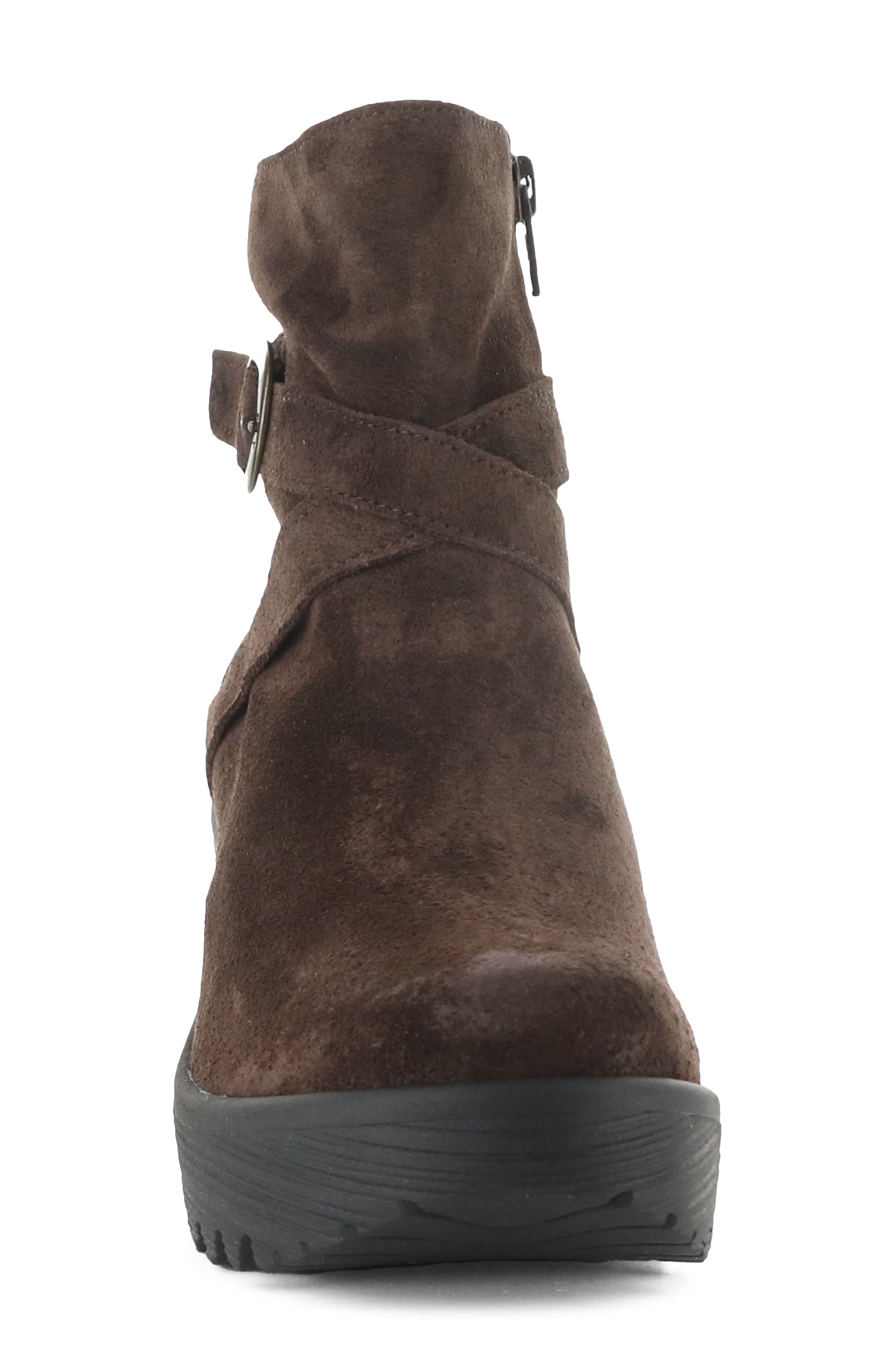 Loik Platform Wedge Bootie, Alternate, color, ESPRESSO