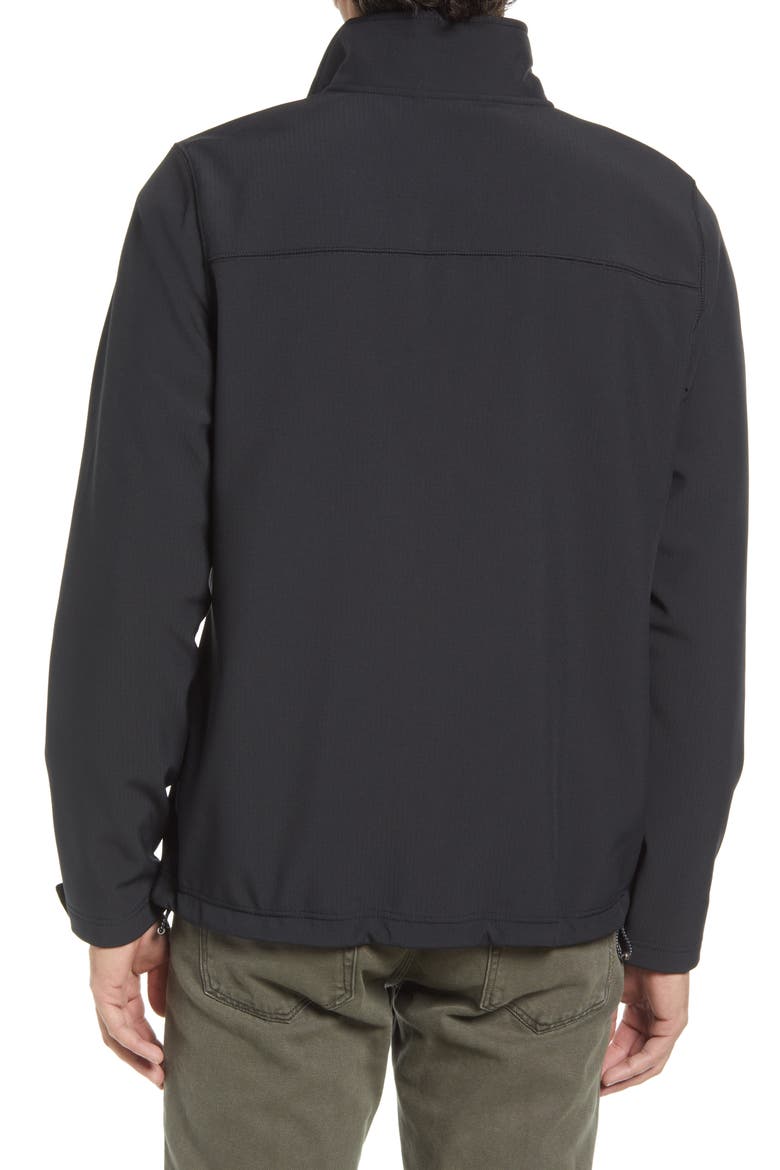 Windproof Softshell Jacket, Alternate, color, BLACK