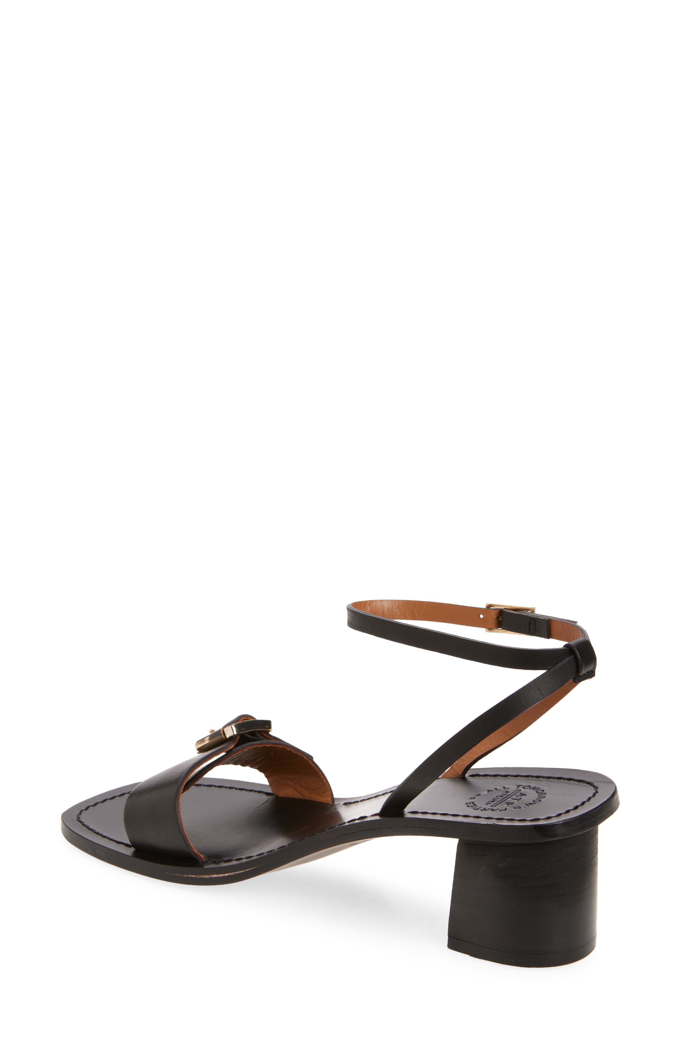 ATP ATELIER Mori Ankle Strap Sandal, Alternate, color, Black