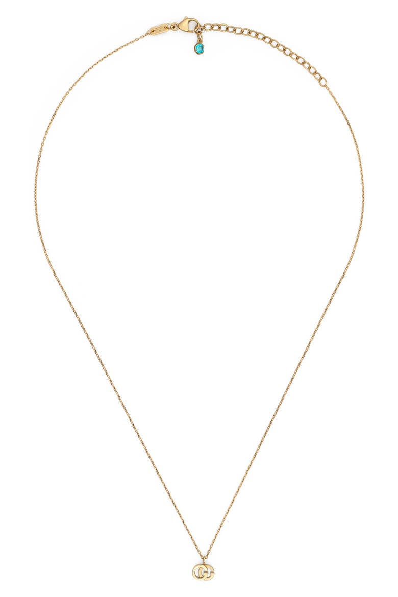 GG Running Pendant Necklace, Main, color, YELLOW GOLD