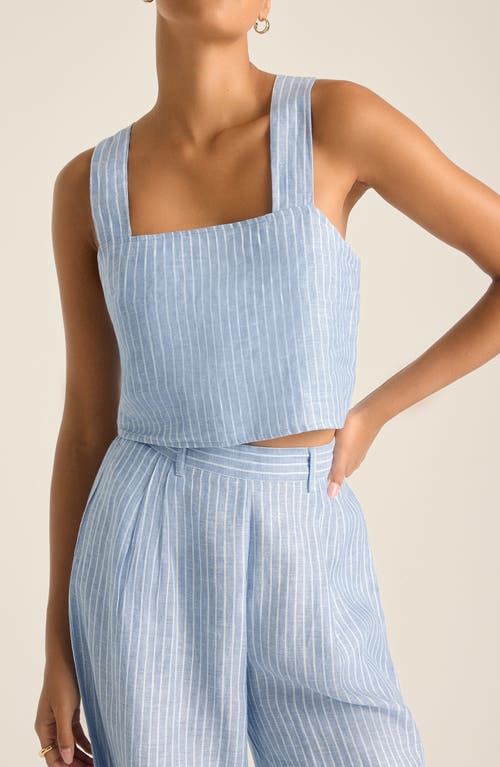 Vitamin A Getaway Linen Pants In Summer Stripe