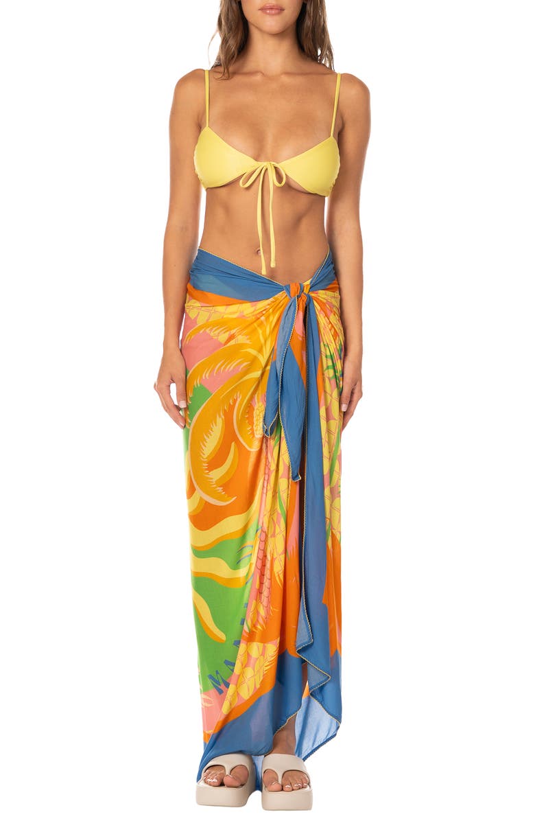 Maaji Sun Flicker Cover-Up Pareo, Main, color, 