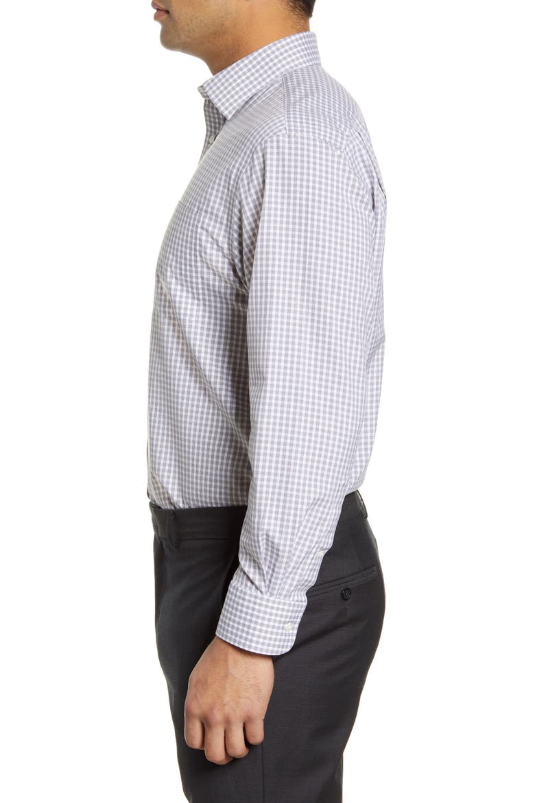 Smartcare™ Traditional Fit Check Dress Shirt, Alternate, color, GREY PAVEMENT