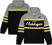 Mitchell & Ness Men's Mitchell & Ness Black Iowa Hawkeyes Head Coach Pullover Hoodie