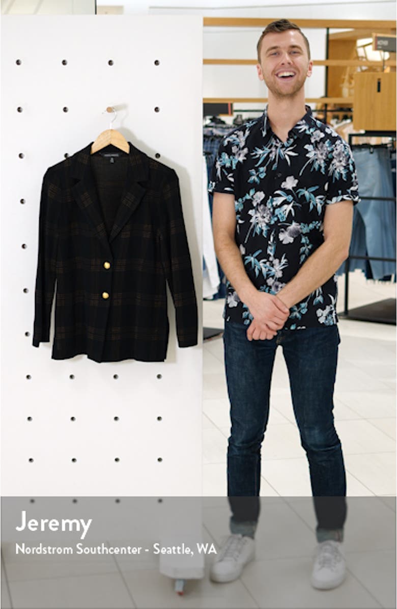 Check Knit Jacket, sales video thumbnail