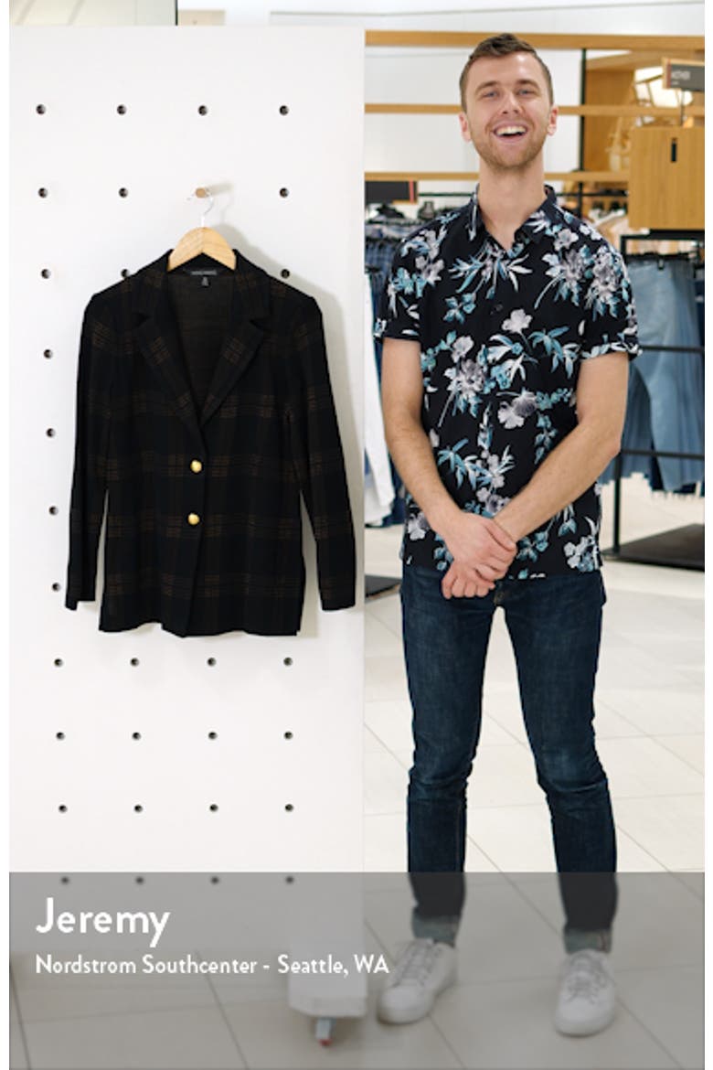Check Knit Jacket video