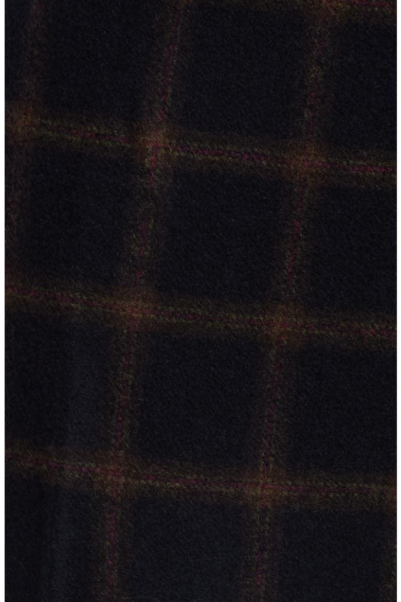 Elliot Windowpane Check Wide Leg Pants, Alternate, color, BLACK/BROWN