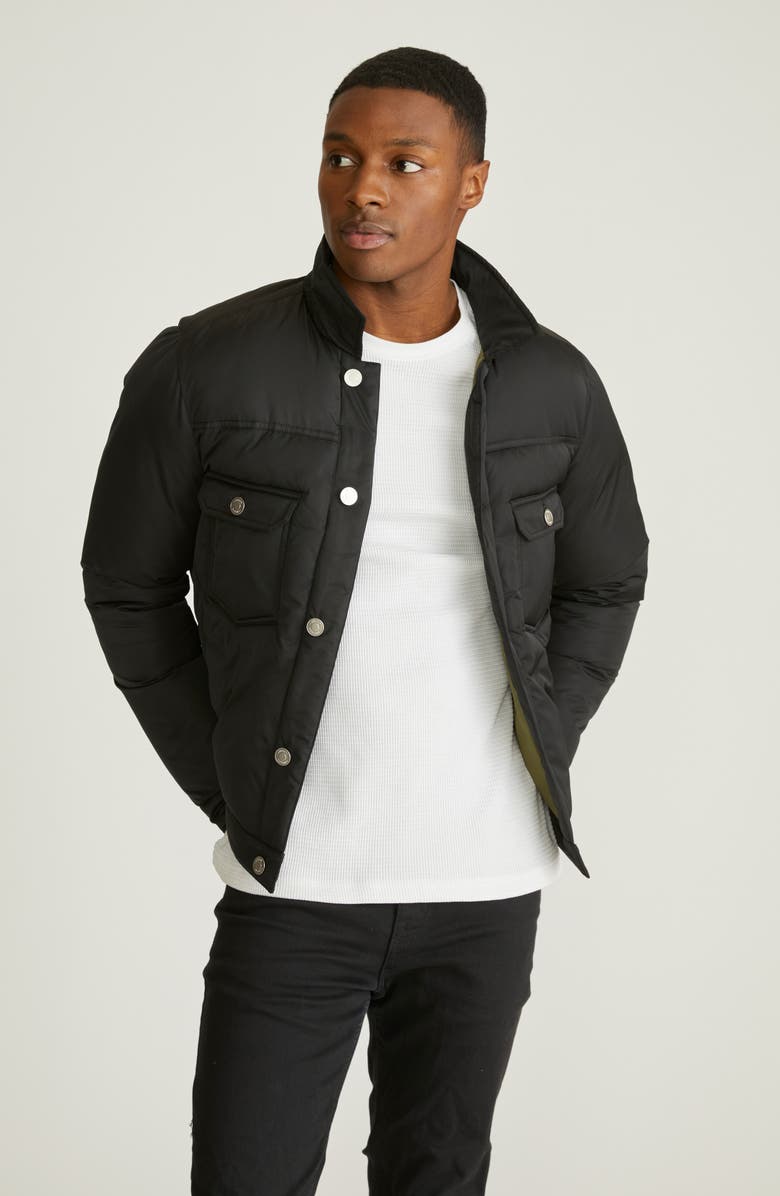 Hudson Jeans Quilted Puffer Trucker Jacket, Alternate, color, 