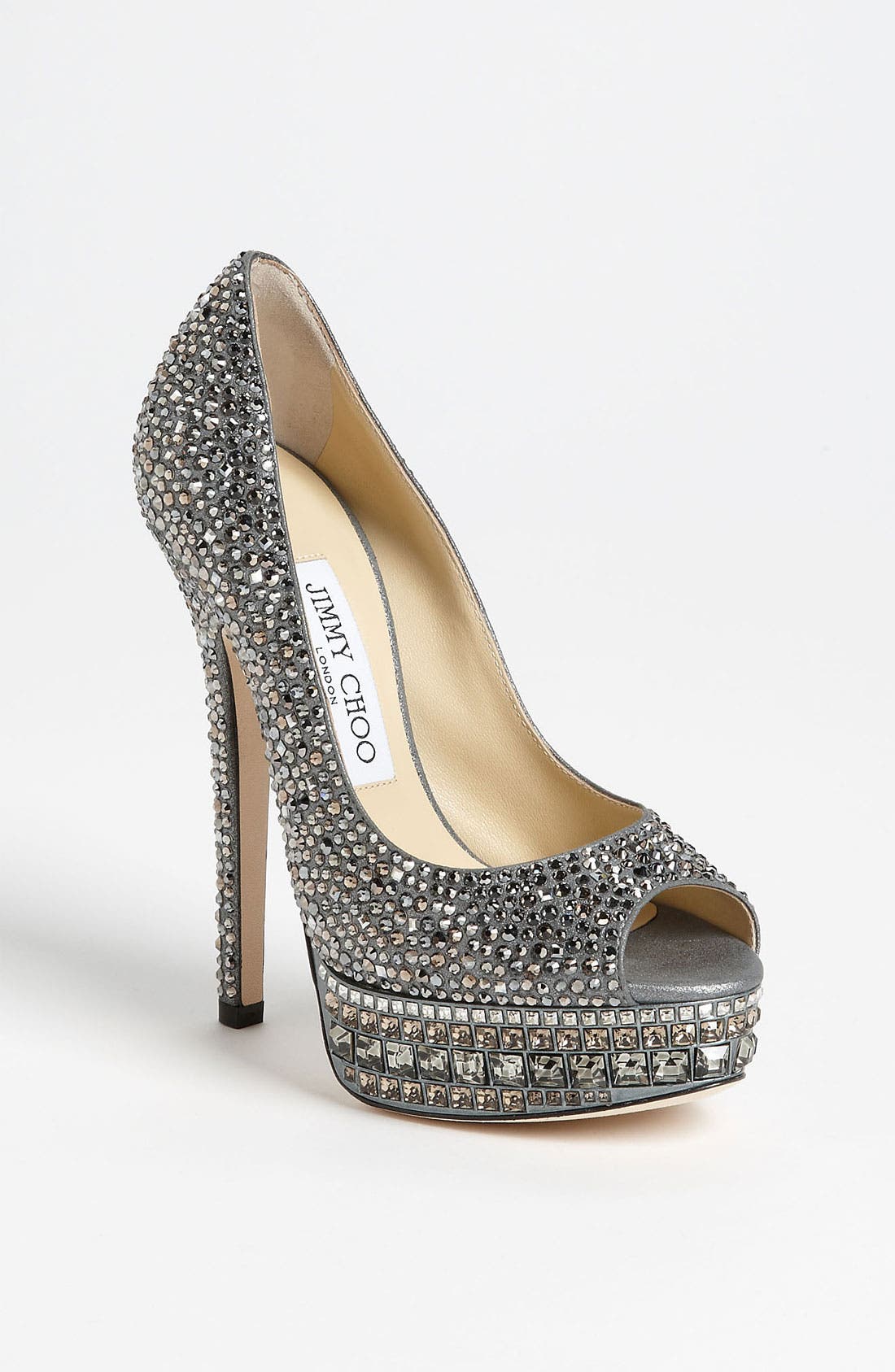 'Kendall' Crystal Pump, Main, color, ANTHRACITE