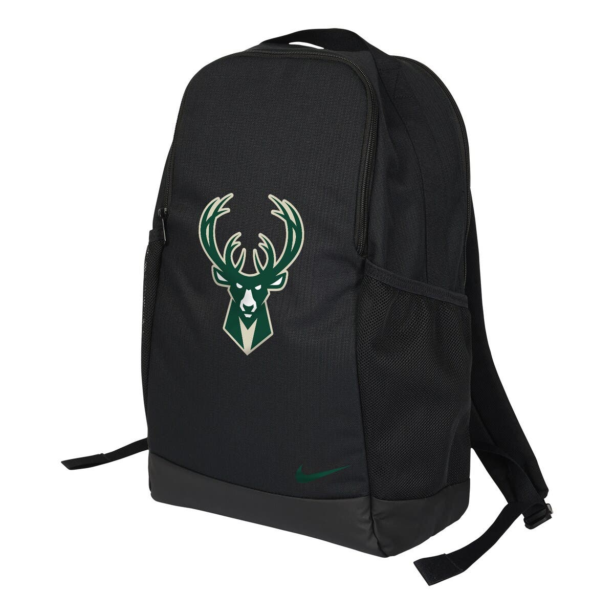 Nike Black Milwaukee Bucks Brasilia Backpack, Alternate, color, Black